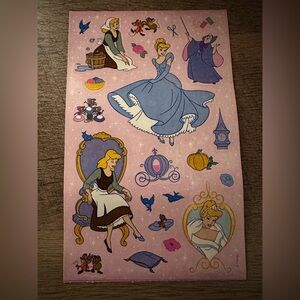 Cinderella Sandylion Themed Sticker Sheet